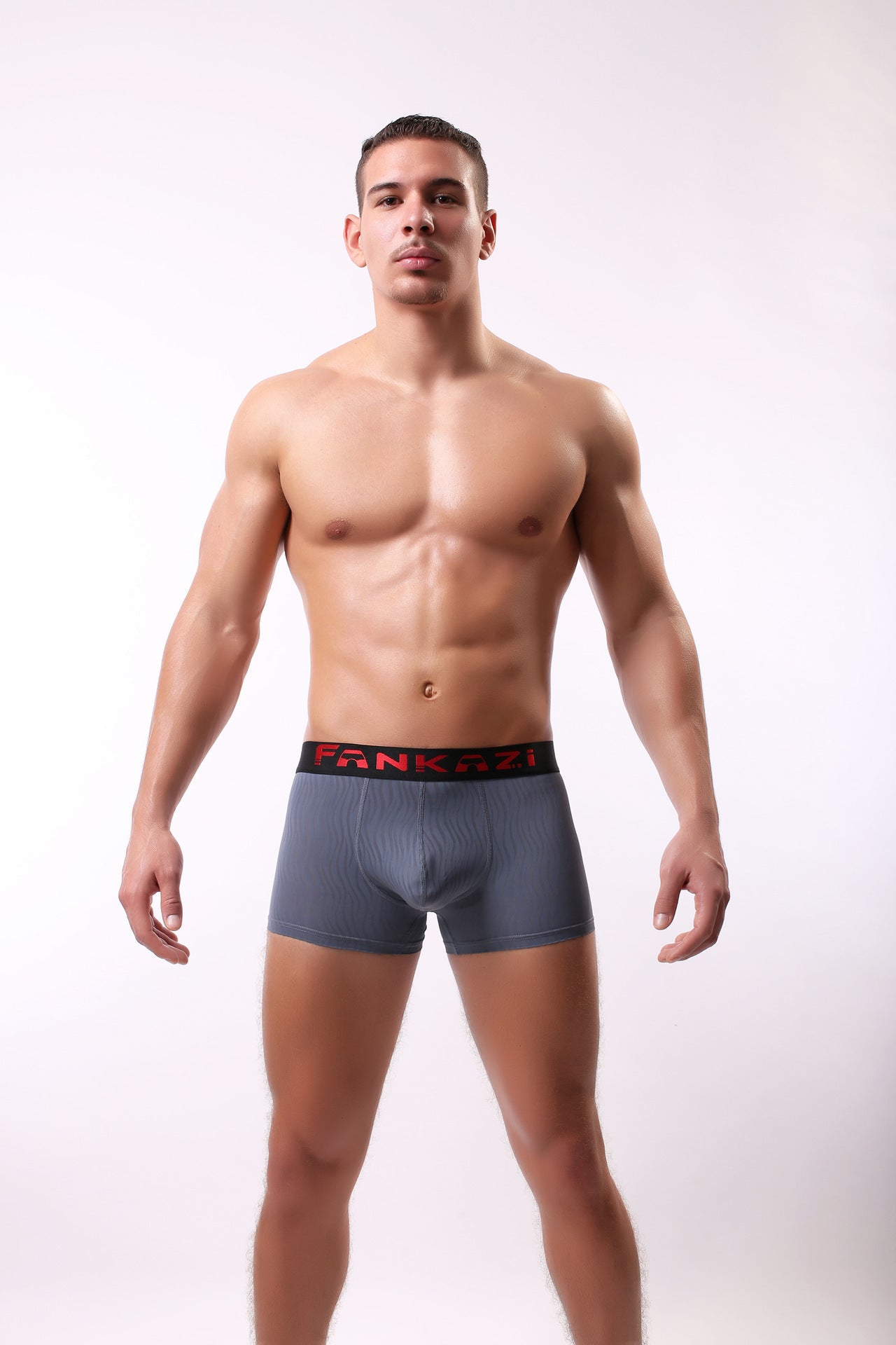 Striped Men's Underwear Breathable Close-fitting Boxers