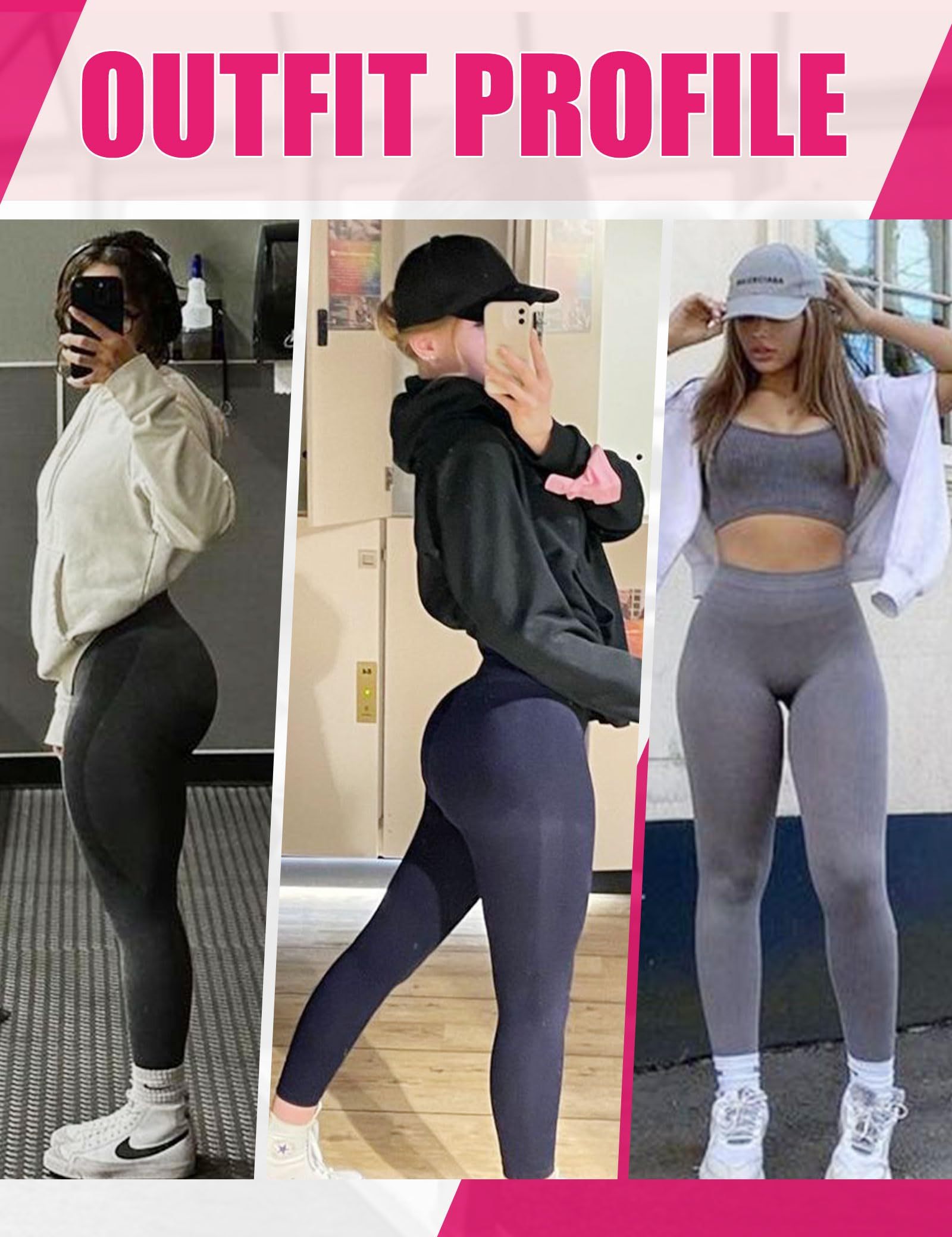 Leggings - Cropped High-waisted Seamless Solid Color