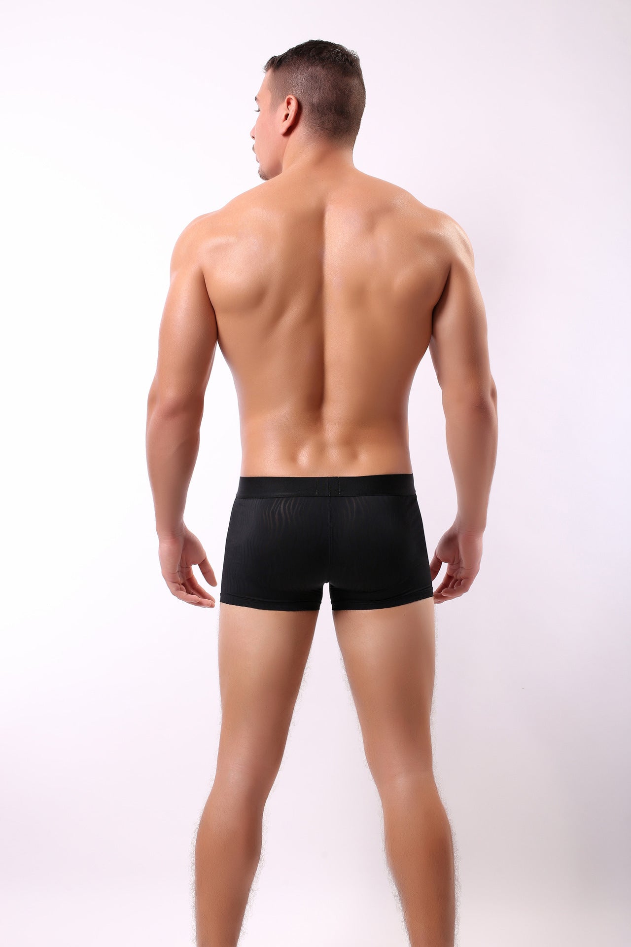 Striped Men's Underwear Breathable Close-fitting Boxers