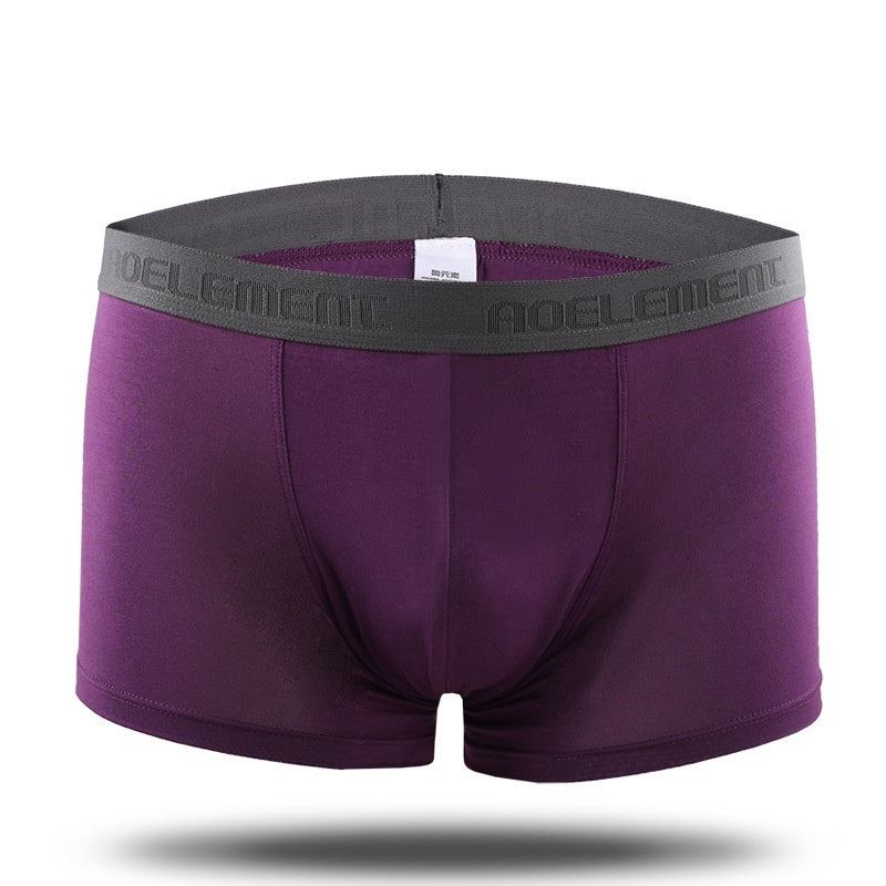 Men's Underwear Mid-waist Boxers Sweat-absorbent Breathable